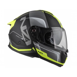 COMBI 3 DUO BLACK & ANTRACITE & FLUO felnyitható bukósisak